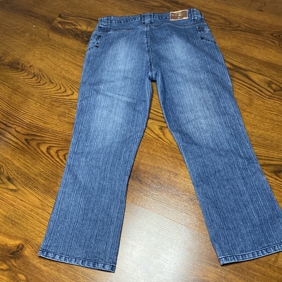 🌷 Foxy Jeans 🌷  Vintage Low Waist 90s Y2K Capri Jeans - Picture 9 of 9